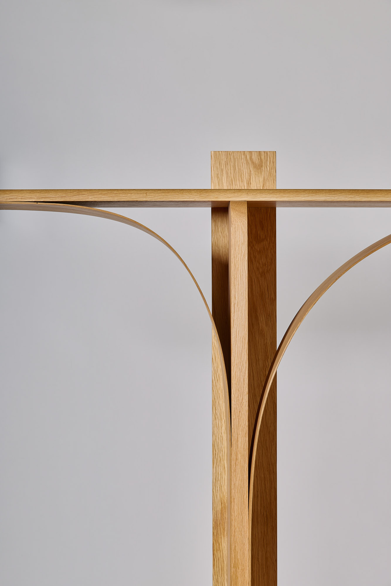 Detail of Shelf by Sanghyeok Lee, oak