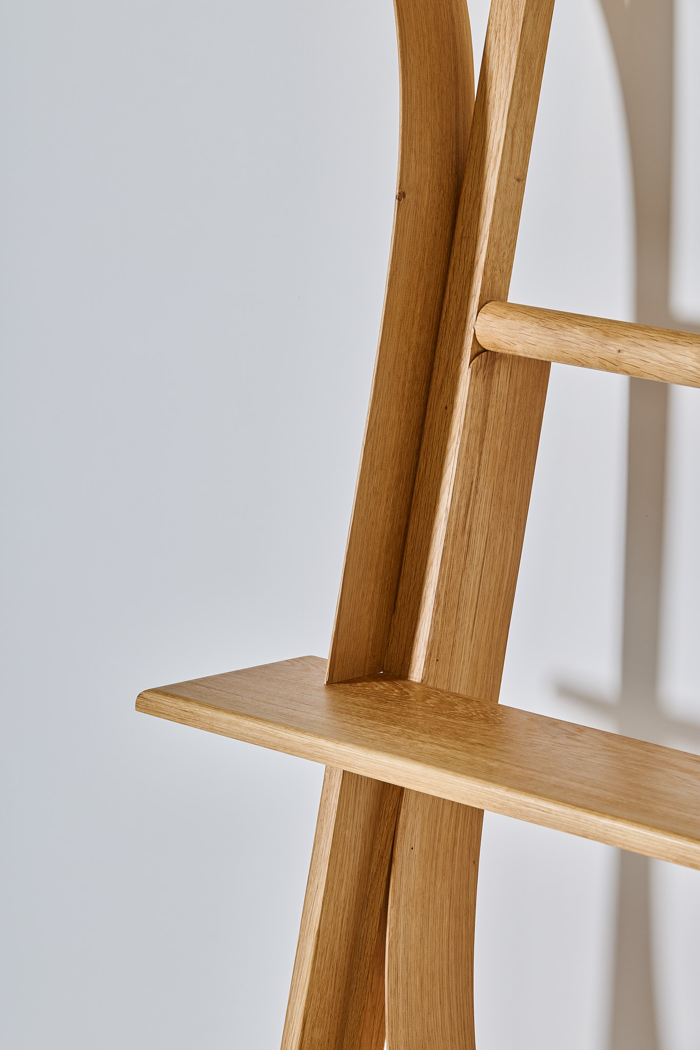 Detail of Ladder by Sanghyeok Lee, oak 