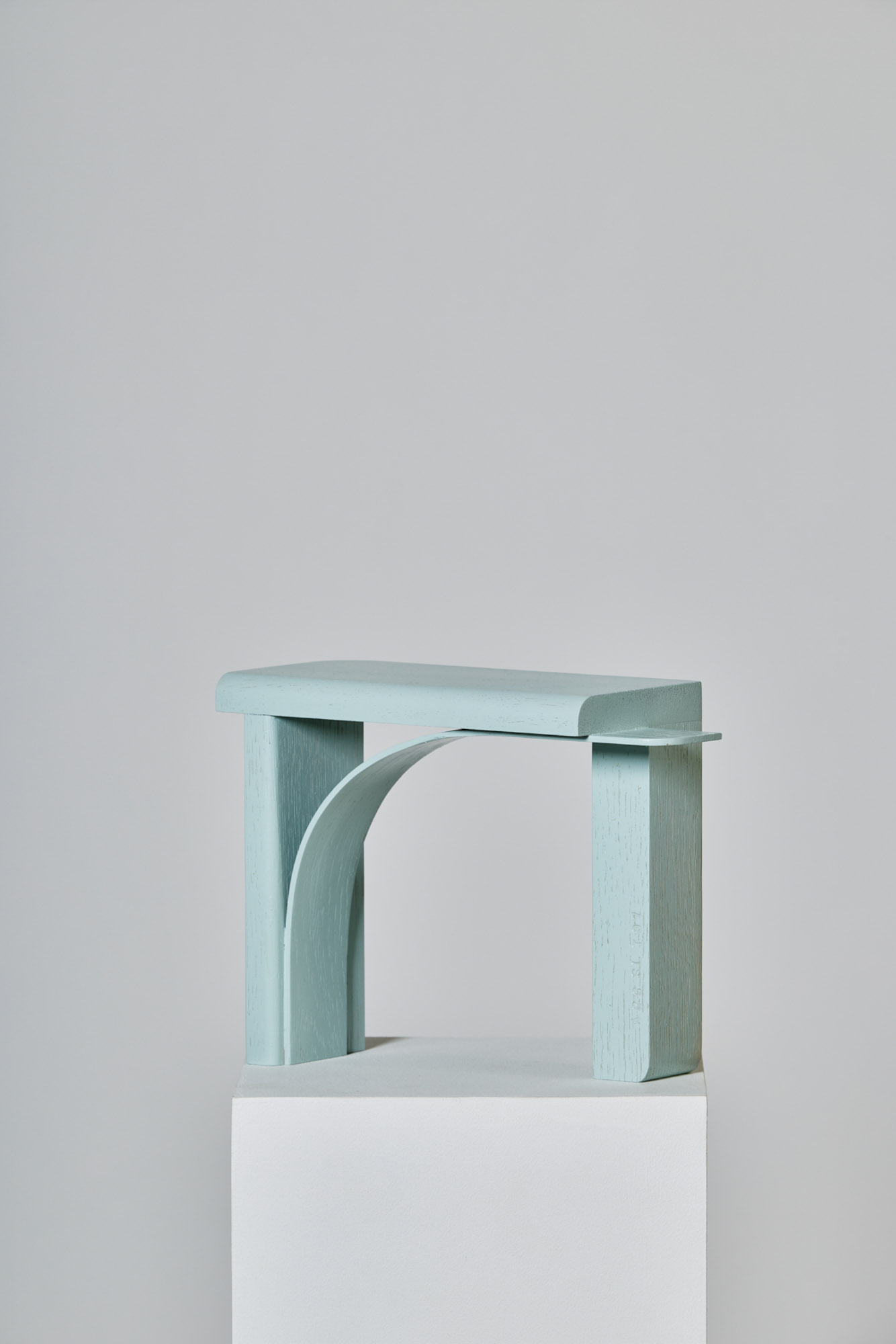 Object Typ 07 by Sanghyeok Lee, oak, coloured 