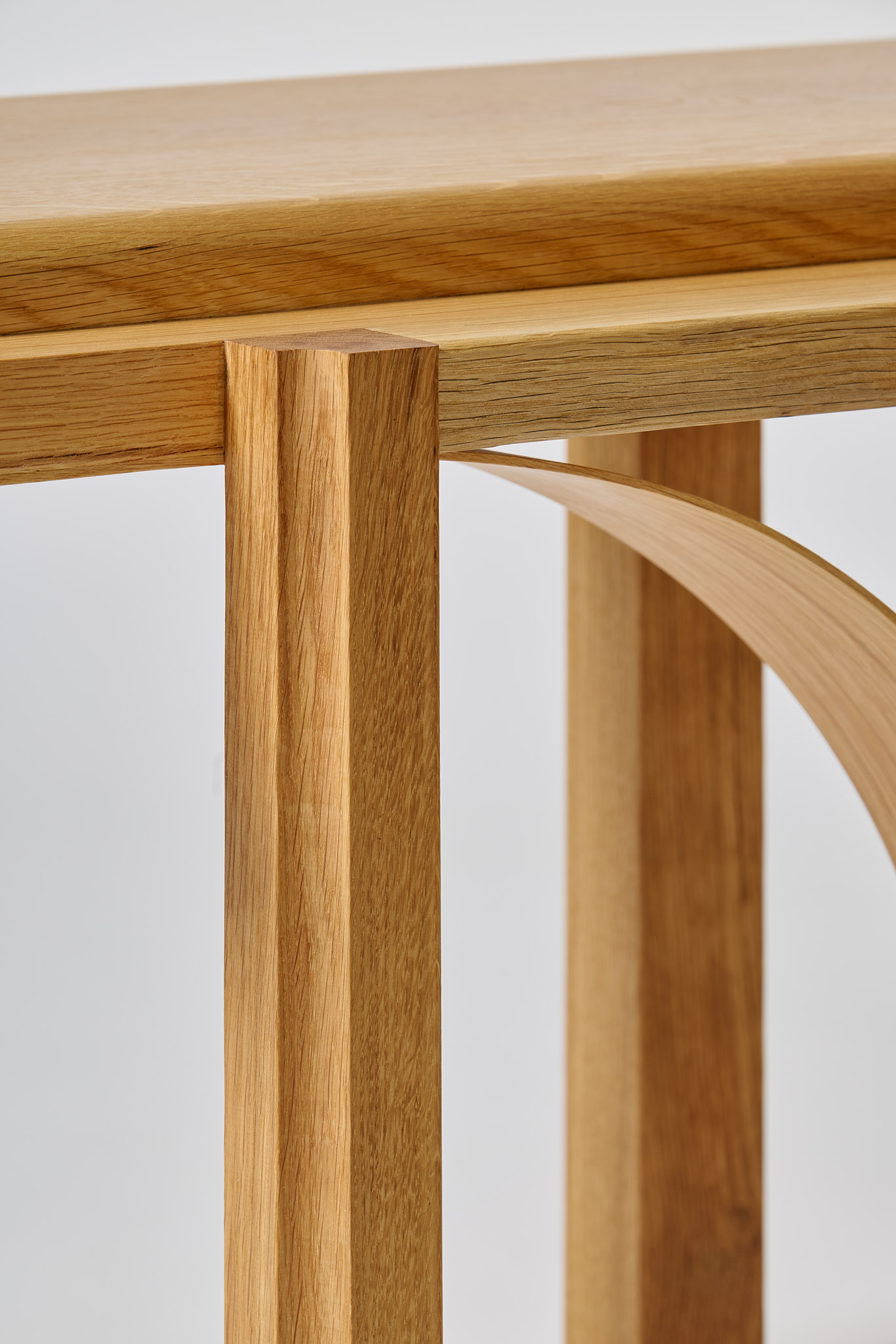 Detail of Stool Typ 01 by Sanghyeok Lee, oak 