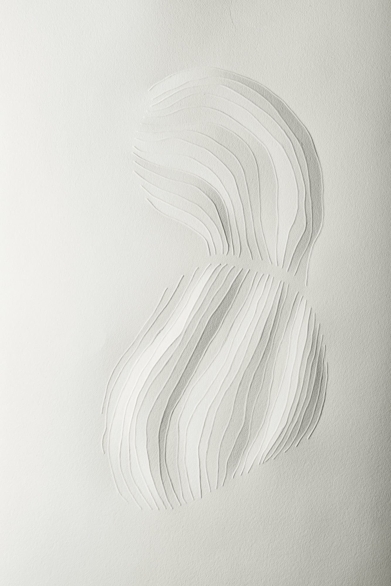 Spur II by Myriam Perrot, embossed Hahnemühle paper, 2021/2022