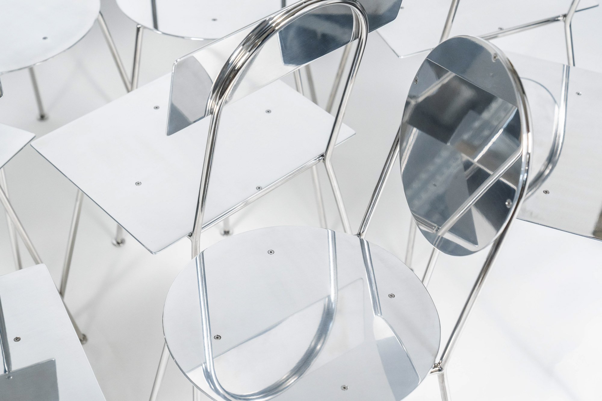 Climate Chair by Gonzalez Haase AAS, Stainless Steel 