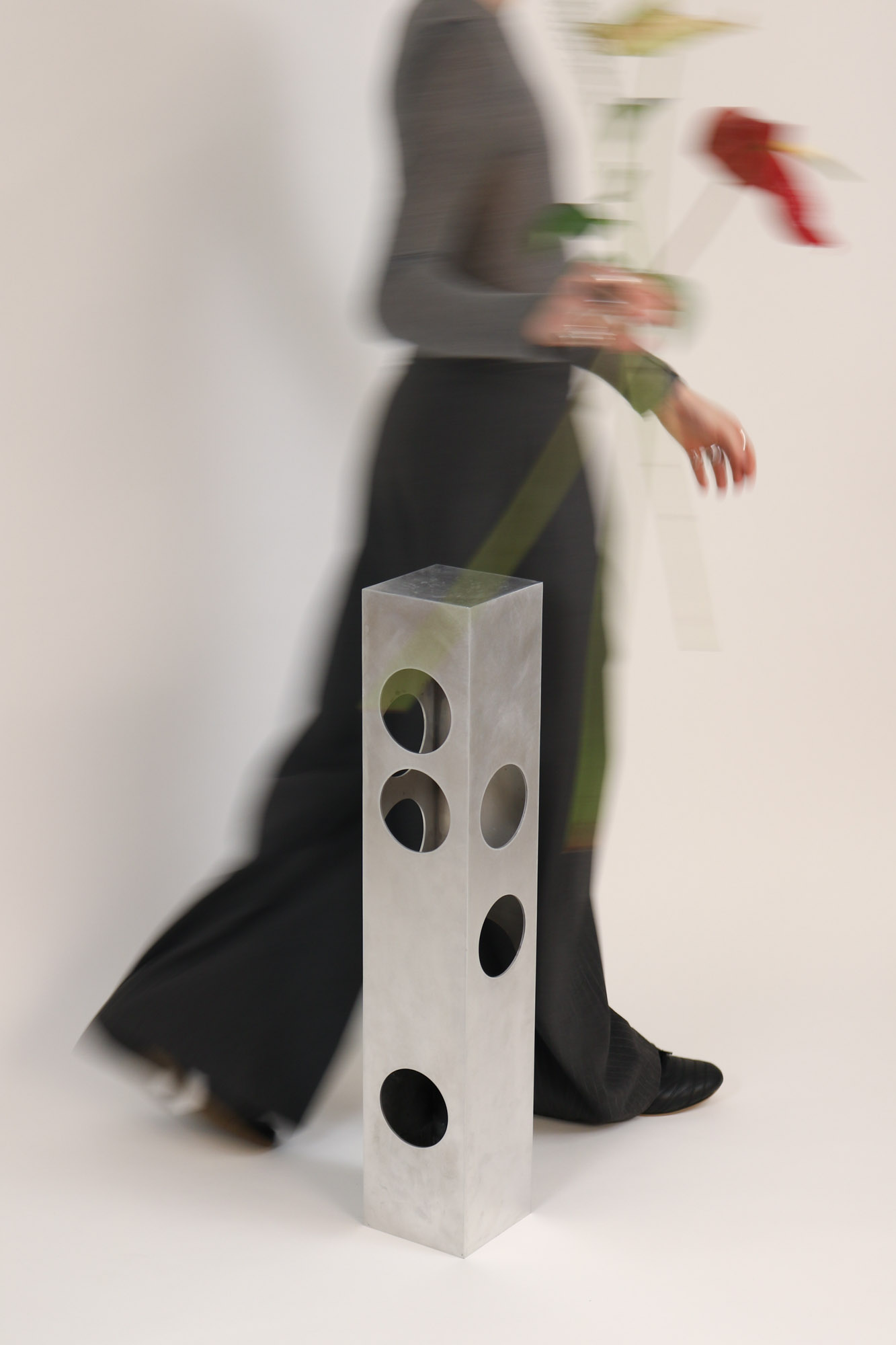 Tower Vase by Gonzalez Haase AAS, aluminium 