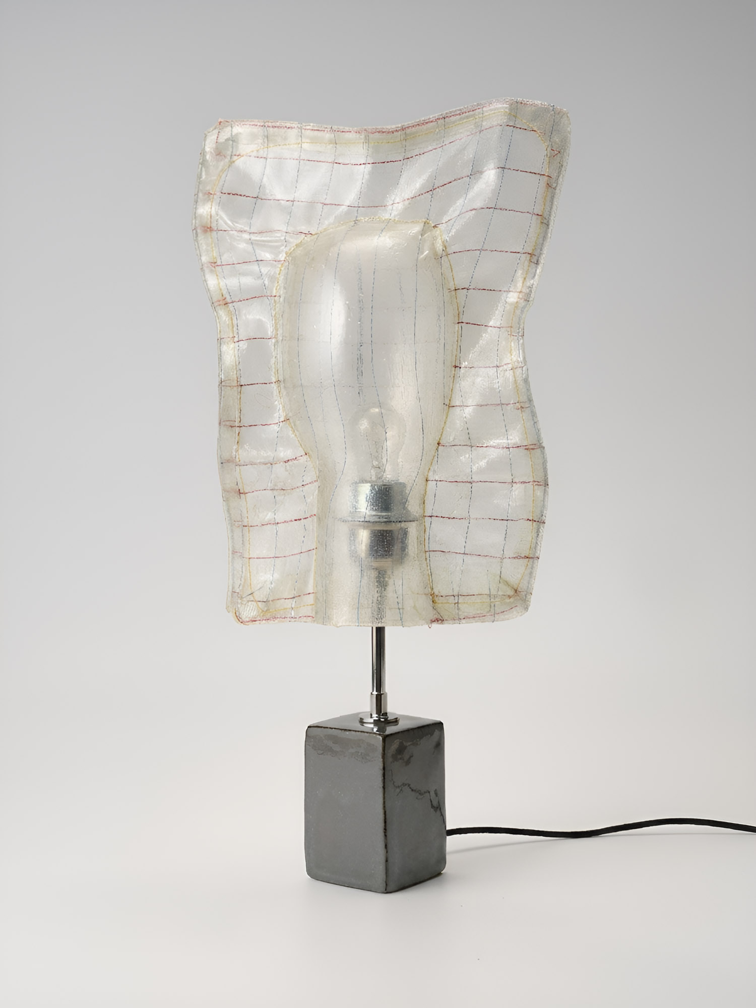 Bumbum Lamp by Marten Herma Anderson, Fiberglass, resin, glased stoneware, 2026 
