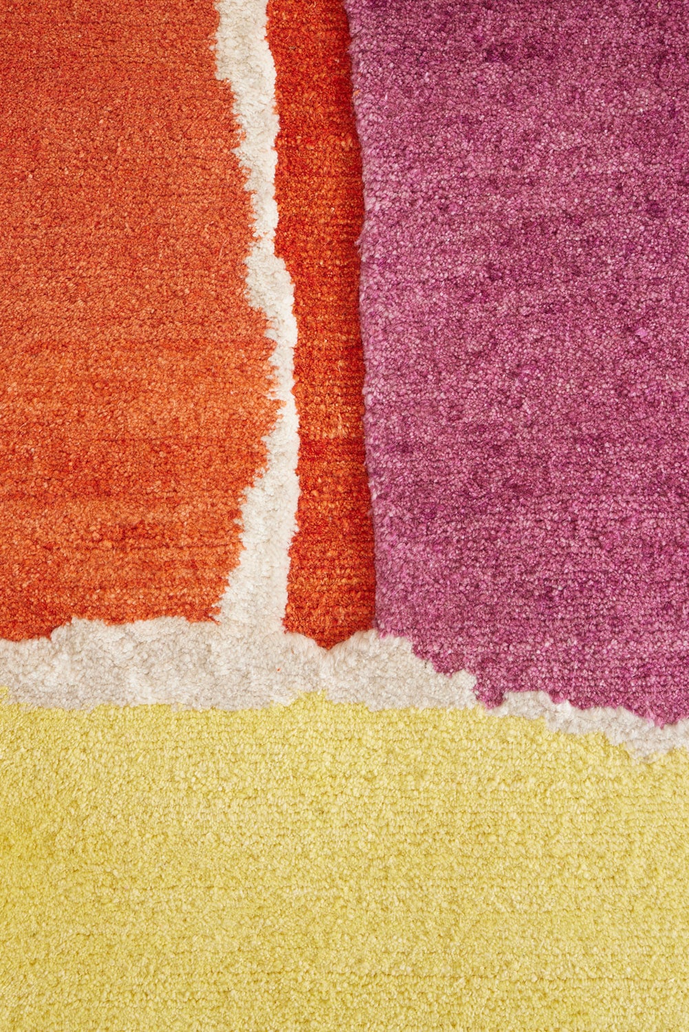 Detail of Rhizomes 1 Colourful by Maison Rhizomes and Charlotte Culot showing textile surface