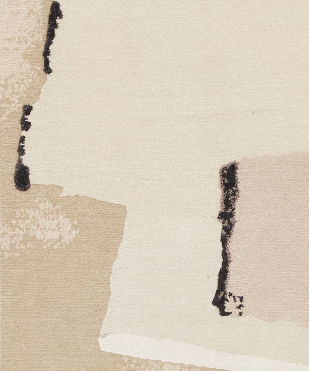 Detail of Rhizomes 2 White by Maison Rhizomes and Charlotte Culot showing textile surface