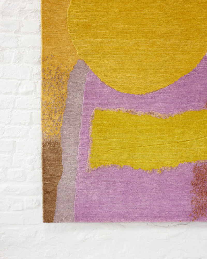Detail of Rhizomes 6 Pomme D'Or by Maison Rhizomes and Charlotte Culot showing textile surface