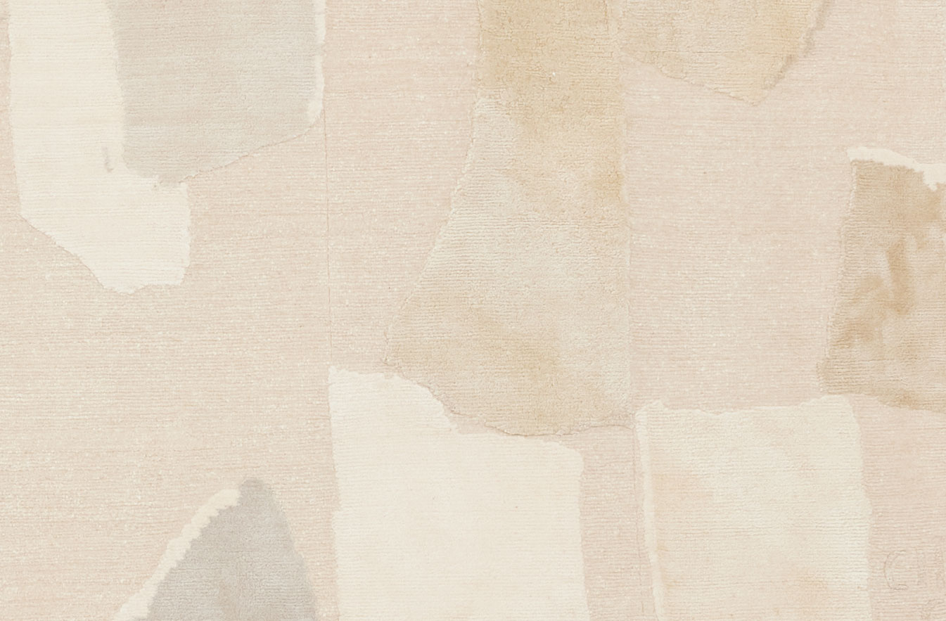 Detail of Milky Way White by Maison Rhizomes and Charlotte Culot showing textile surface