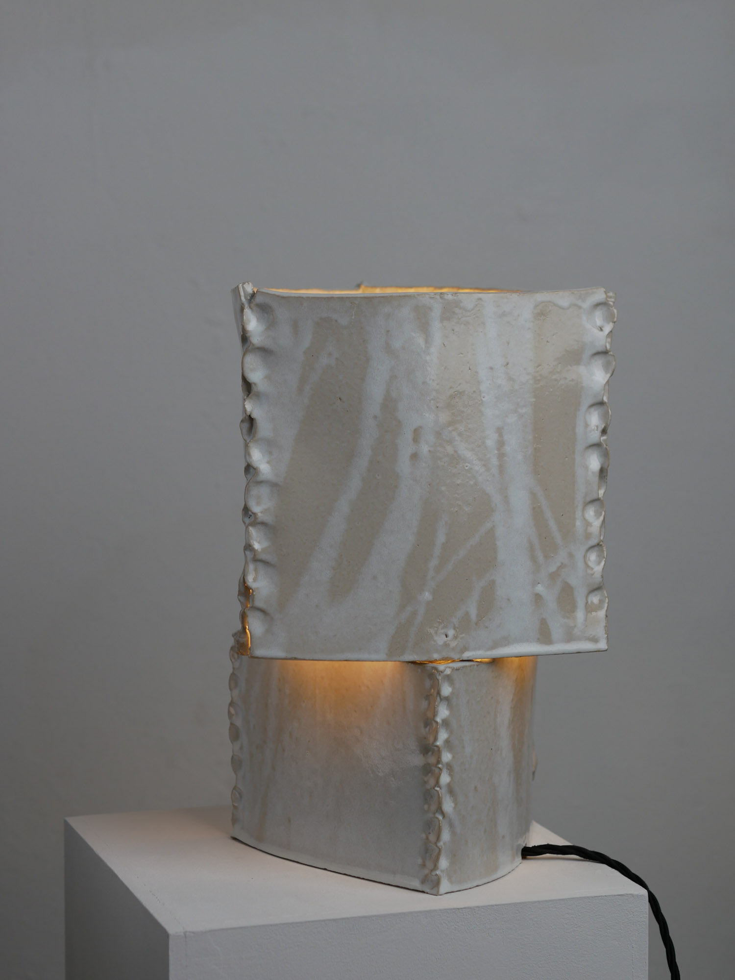 Table Lamp by hap ceramics, ceramic and stainless steel, 2023 