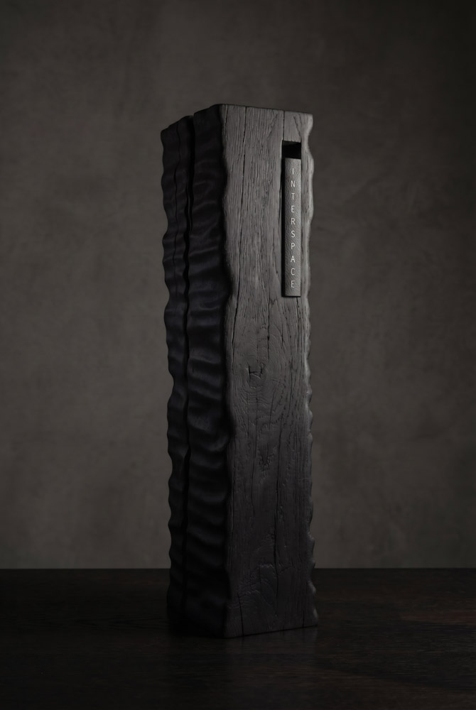 Monolith Library II by Camille Tan, ebonised oak 