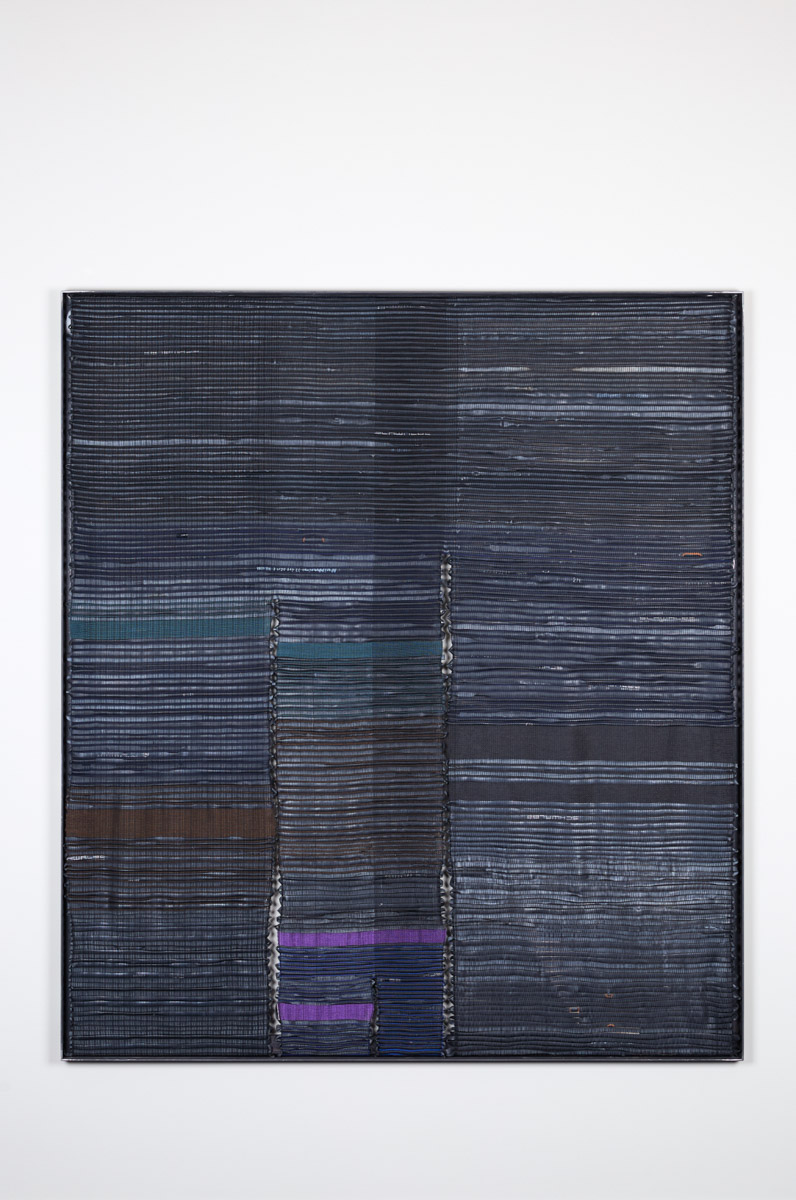 Passage by Studio Jumi, rubber, synthetic fibre, cotton, linen, steel frame, handwoven, 2026 