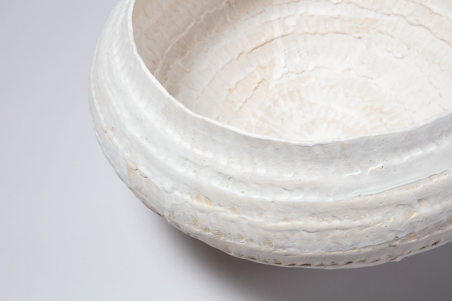 Detail of No. 26 18 by Boris Zbikowski, showing ceramic surface