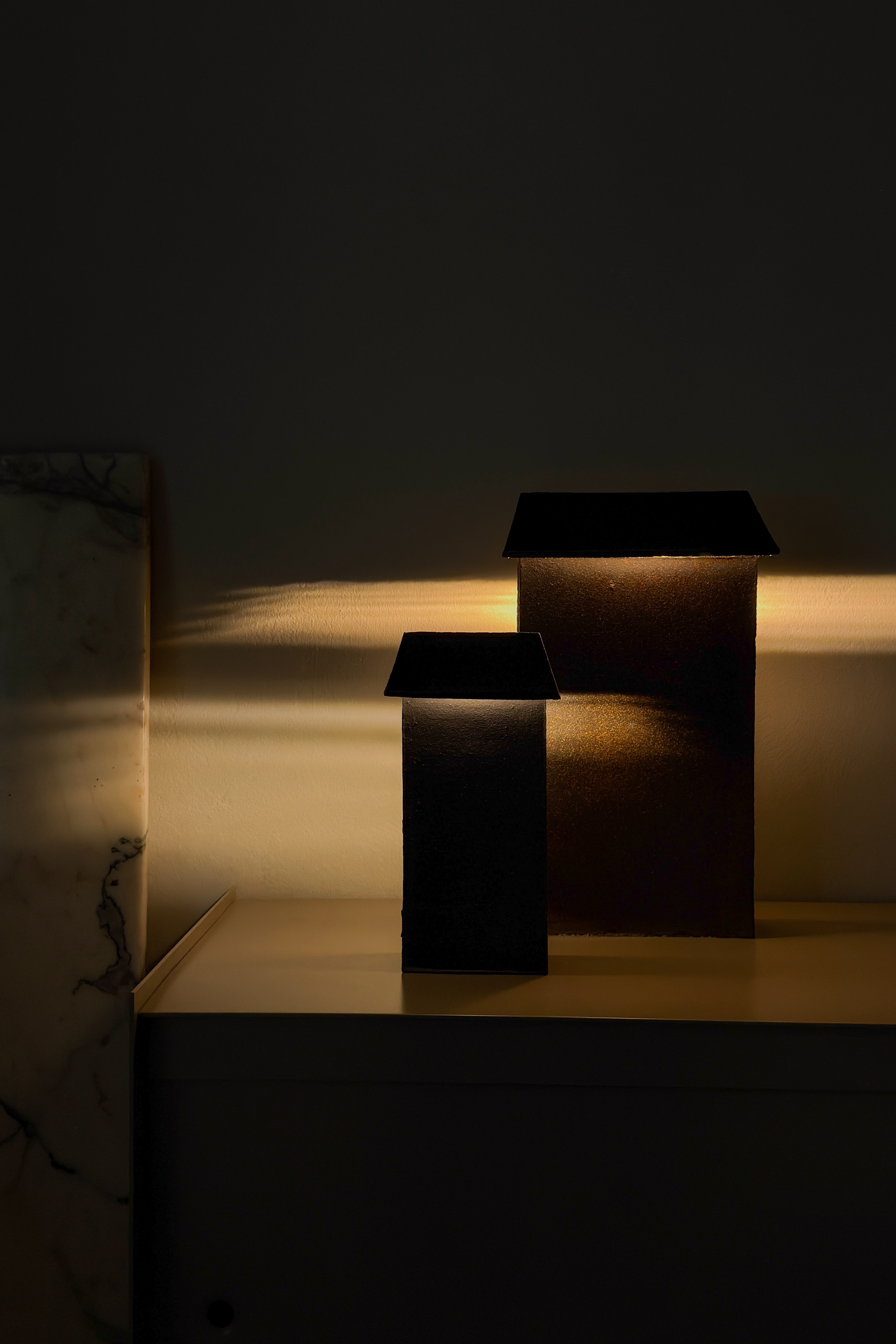 Ceramic lamps by Tanja Neubert 