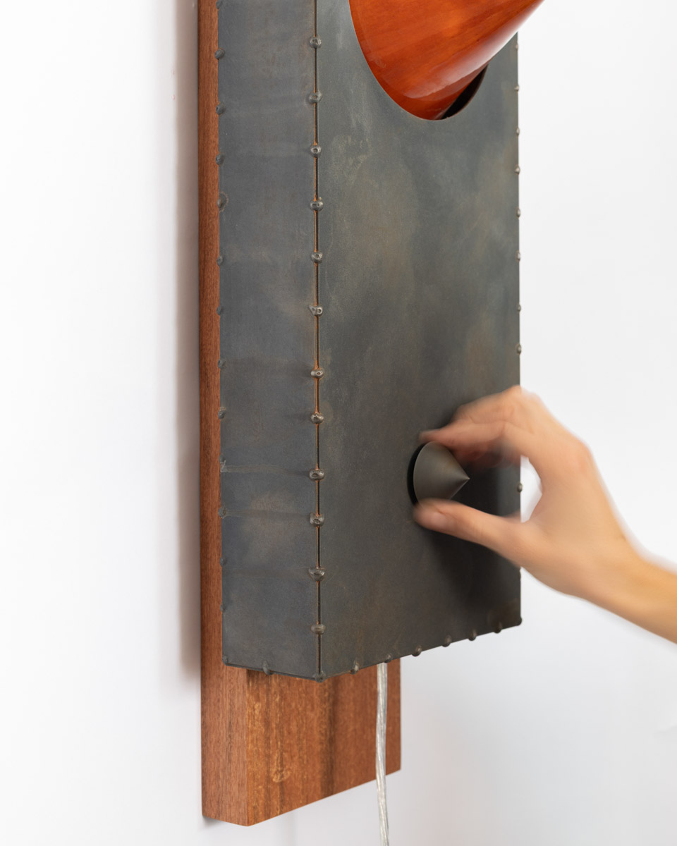 Detail of Conic 02, wall lamp by Hanna Fastrich 
