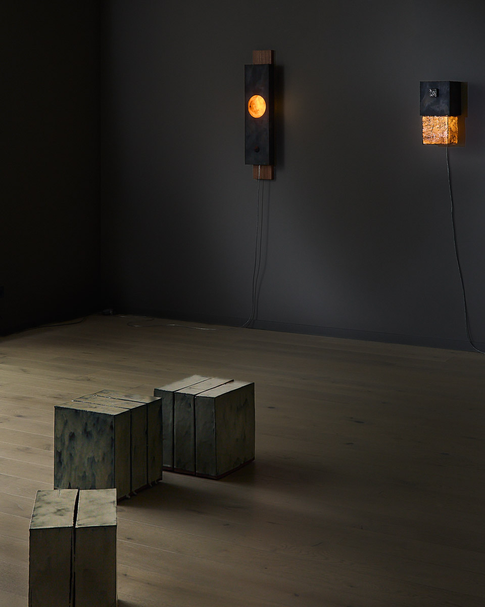 Ceramic Side Tables by Tanja Neubert, 2026, glazed french stoneware